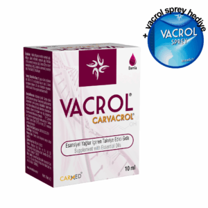 Standardize karvakrol içeren VACROL Damla 10 ML + VACROL SPREY HEDİYE
